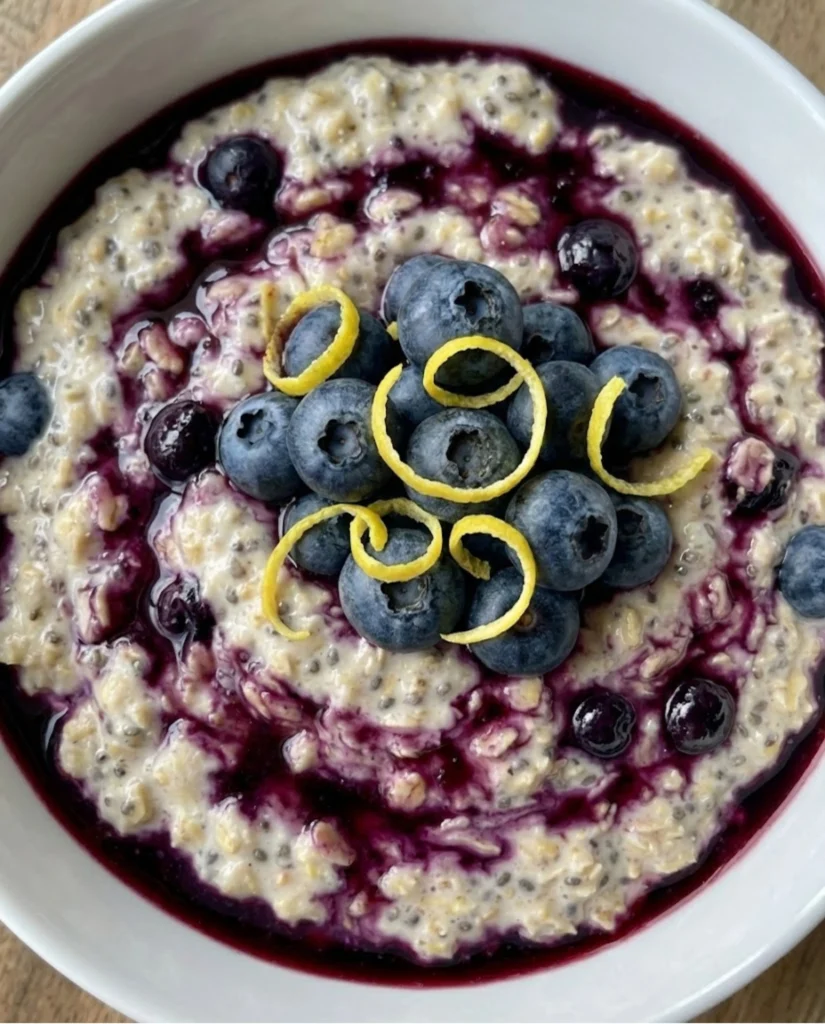 Lemon Blueberry Overnight Oats