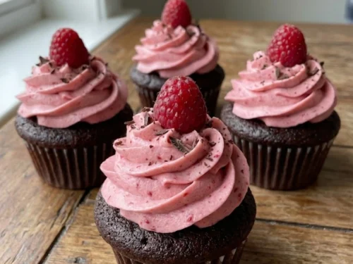 Chocolate Raspberry Cupcakes