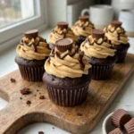 Peanut Butter Chocolate Cupcakes