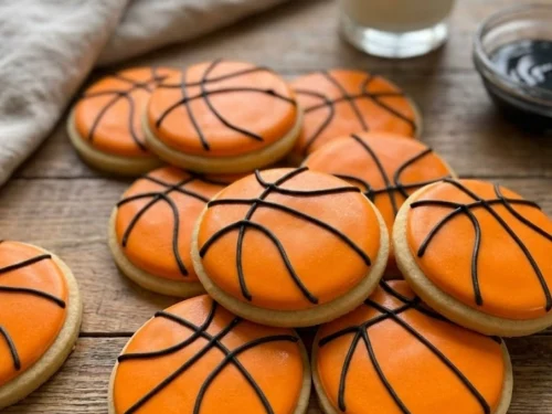 Slam Dunk Basketball Cookies