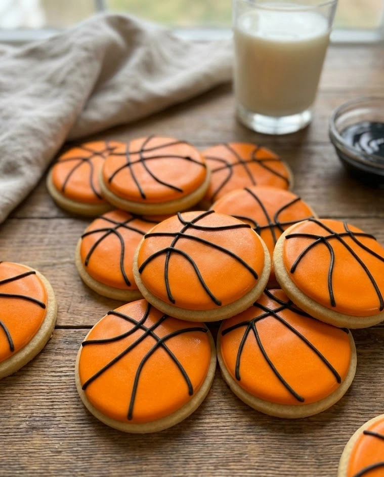 Slam Dunk Basketball Cookies