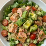 Easy Salmon Quinoa Salad