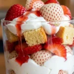 Pineberry & Strawberry Shortcake Cups