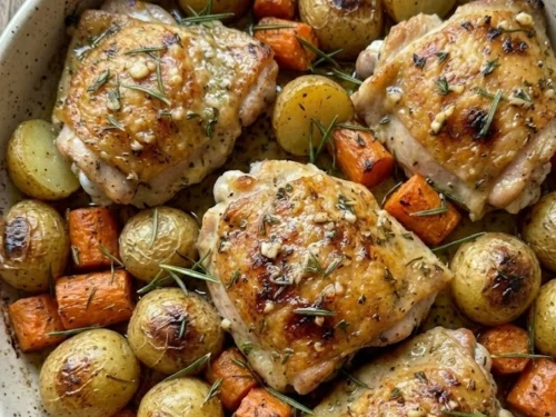 Easy Sheet Pan Chicken Thighs
