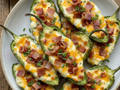 Stuffed Jalapeño Poppers