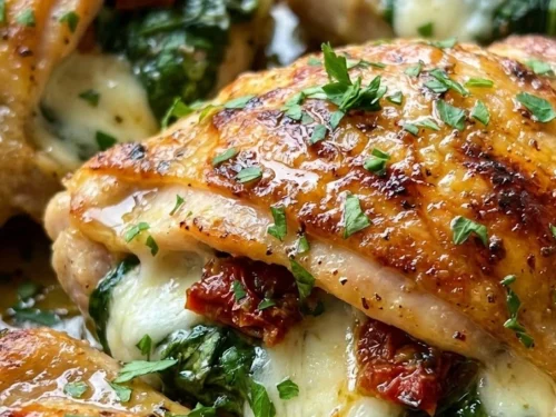Stuffed Chicken Thighs