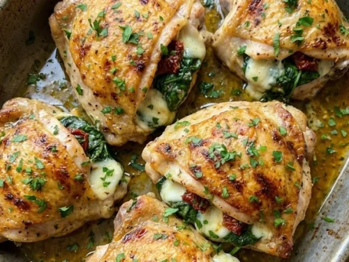 Stuffed Chicken Thighs