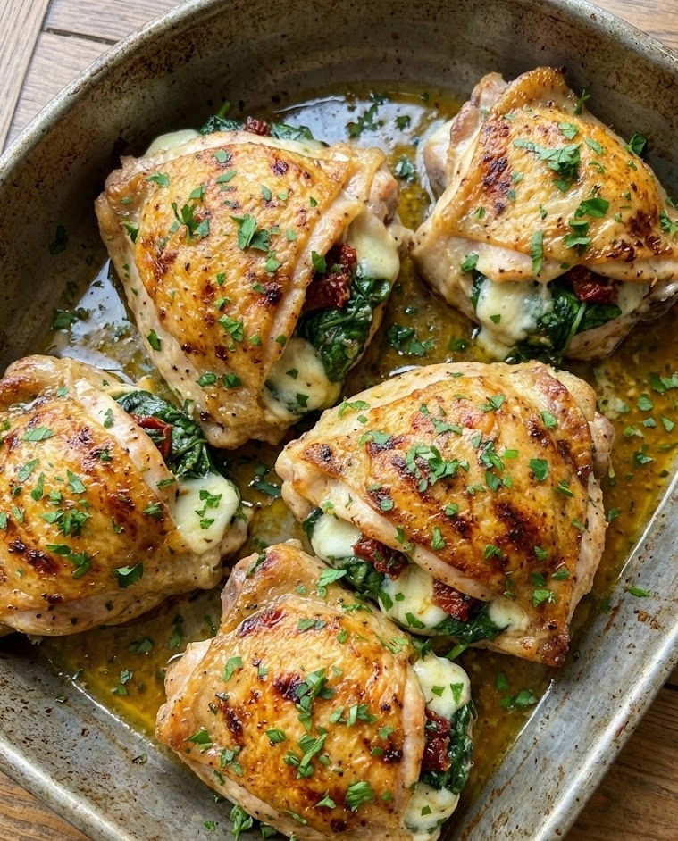 Stuffed Chicken Thighs