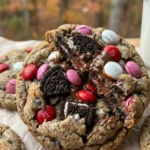 Valentine's Day Oreo M&Ms Cookies