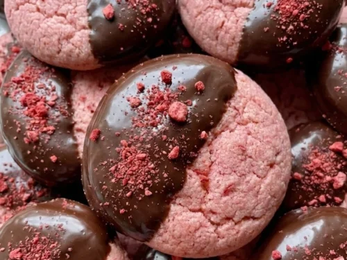 Chocolate Covered Strawberry Cookies