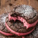 Chocolate Raspberry Sandwich Cookies