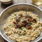 Creamy Cajun Chicken Alfredo Orzo