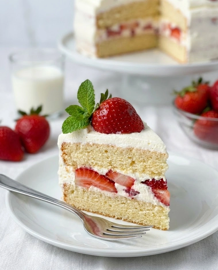 Strawberry Shortcake Cake