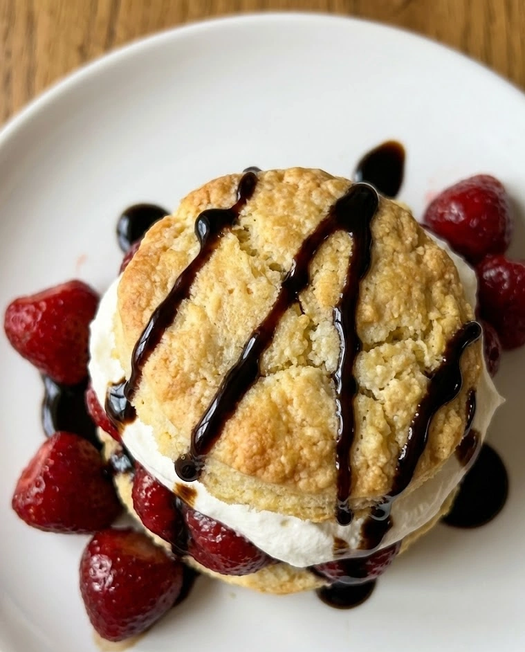 Strawberry Balsamic Shortcake