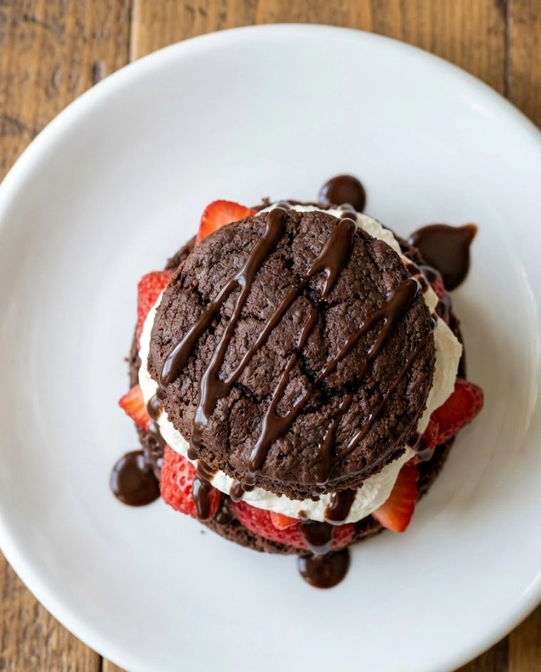 Chocolate Strawberry Shortcake