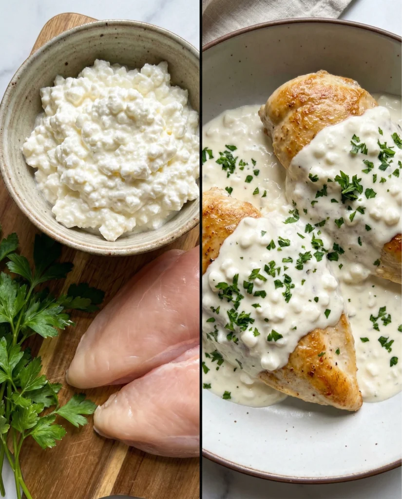 Creamy Cottage Cheese Chicken