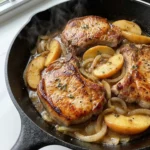 Pork Chops with Apples and Onions