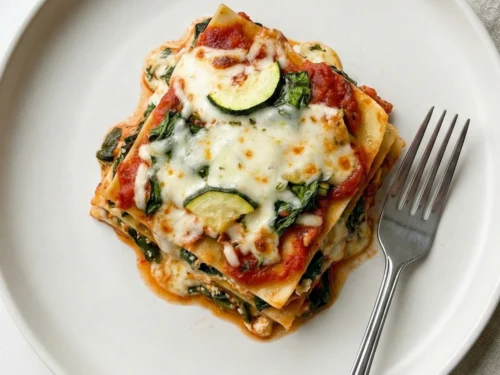 Vegetable Cottage Cheese Lasagna