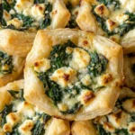Spinach Feta Puff Pastry Bites
