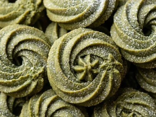 Matcha Butter Cookies