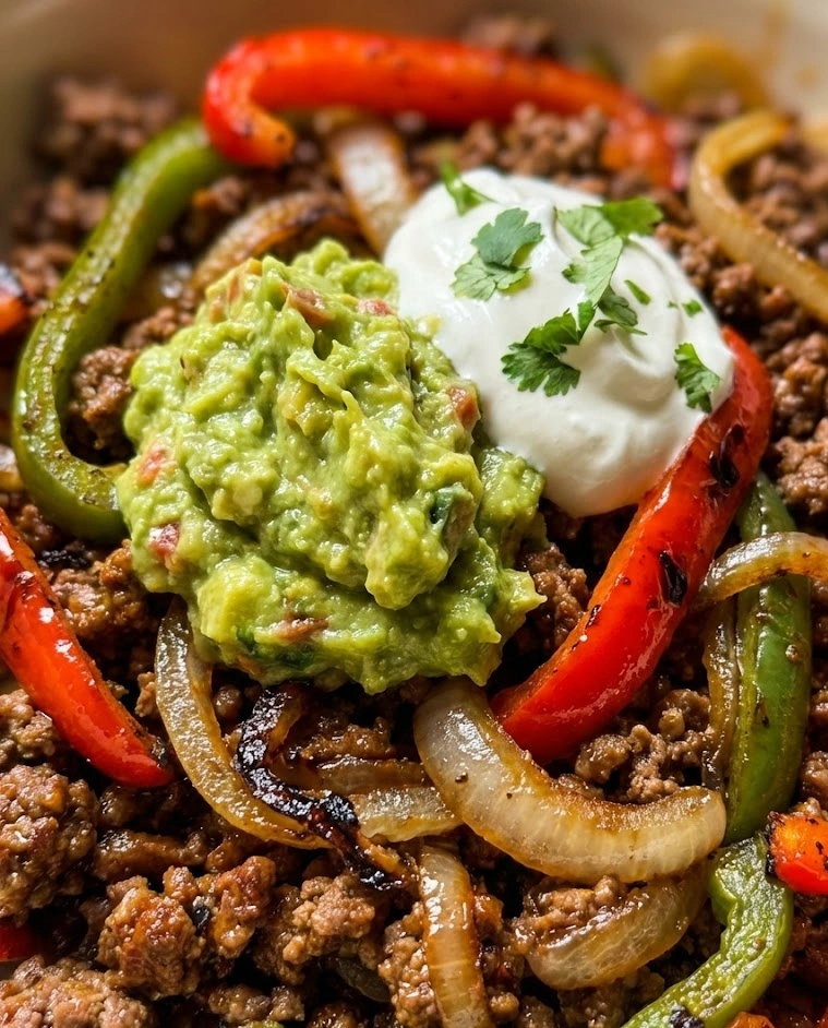 Minced Beef Fajita Bowls