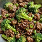 Mongolian Ground Beef with Broccoli