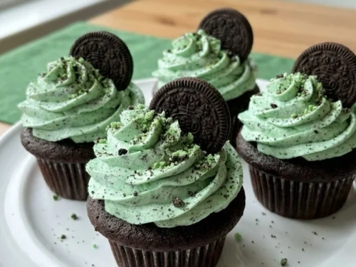St. Patrick's Day Oreo Cupcakes