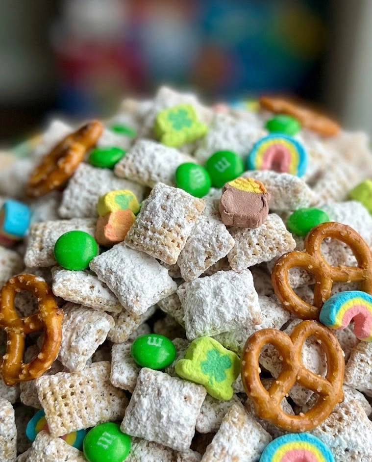 St. Patrick's Day Puppy Chow
