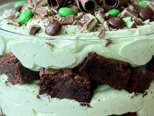 Brownie Mint Trifle