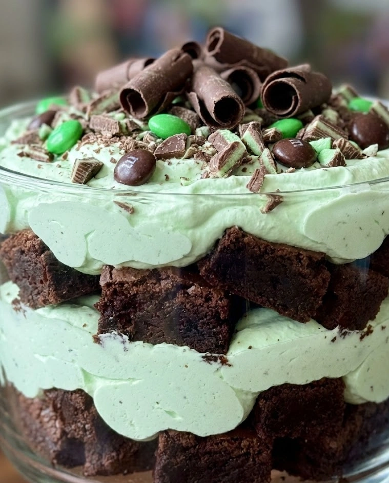 Brownie Mint Trifle