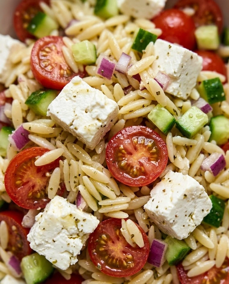 Greek Orzo Pasta Salad