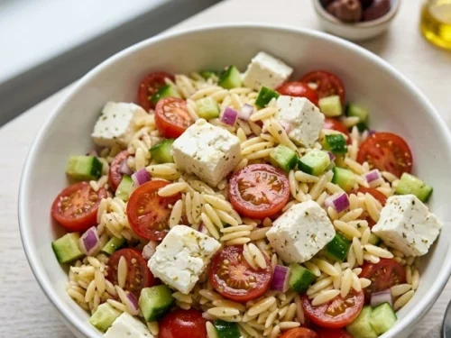 Greek Orzo Pasta Salad