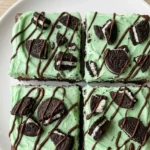 St. Patrick's Day Mint Oreo Brownies