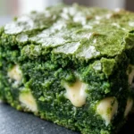 Fudgy Green Velvet Brownies