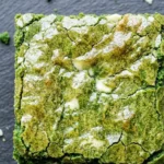 Fudgy Green Velvet Brownies