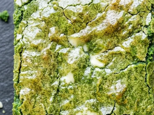Fudgy Green Velvet Brownies