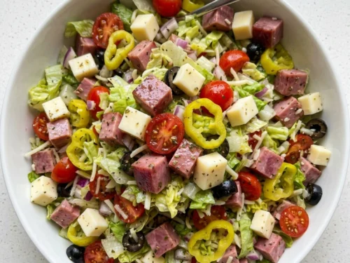 Italian Chopped Salad With Ham