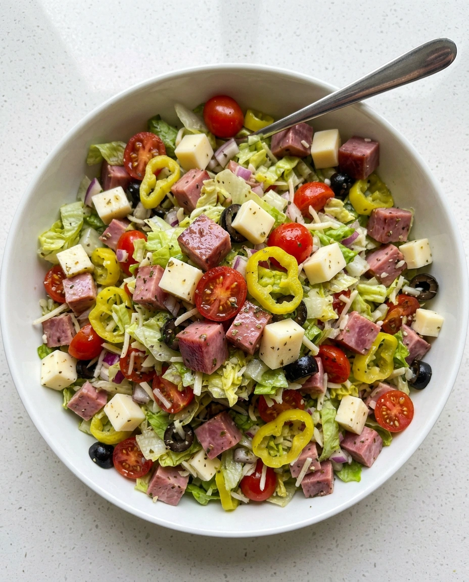 Italian Chopped Salad With Ham