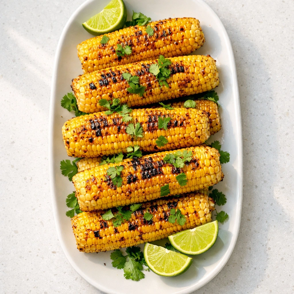 Grilled Chili Lime Corn