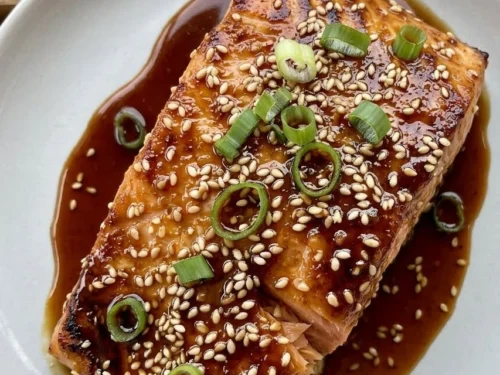 HONEY GLAZED SALMON