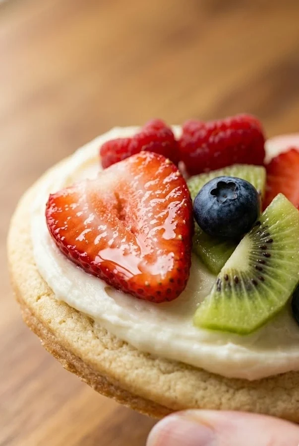 Fresh Fruit Pizza Cookies