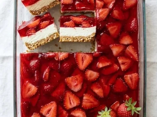 Strawberry Pretzel Pie