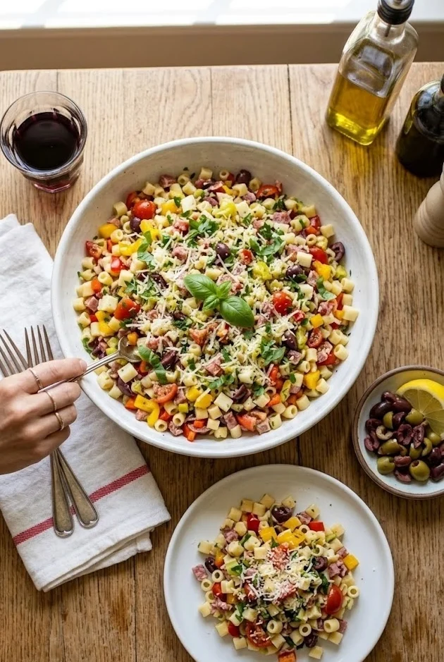 Italian Chopped Pasta Salad