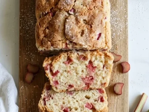 Sourdough Rhubarb Bread