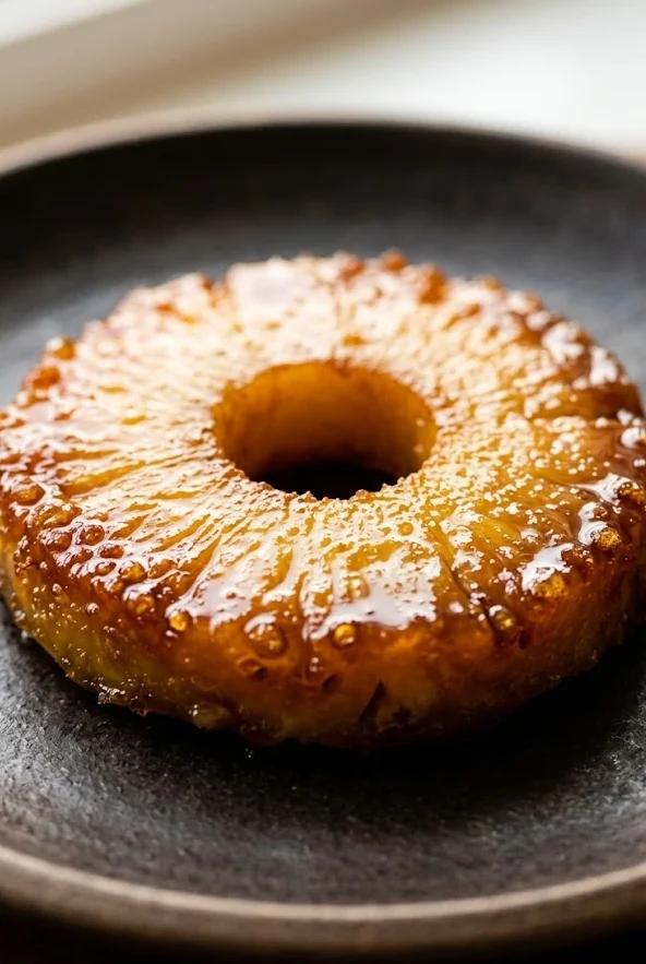 Air Fryer Rum Soaked Pineapple