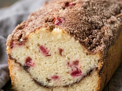 Cinnamon Swirl Rhubarb Bread