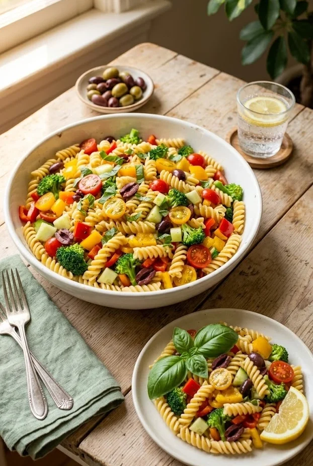 Italian Veggie Pasta Salad