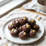 Mini Egg Brownie Batter Energy Balls