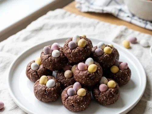 Mini Egg Brownie Batter Energy Balls