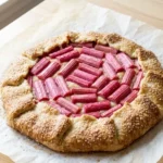 Rhubarb and Almond Galette